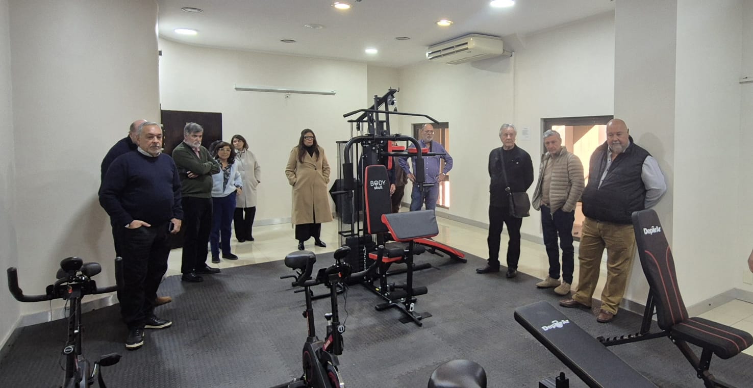 Inauguración del gimnasio en el Apart Hotel COMRA
